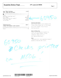 HP CF325X MICR Toner Cartridge Prints Over 60,000 checks